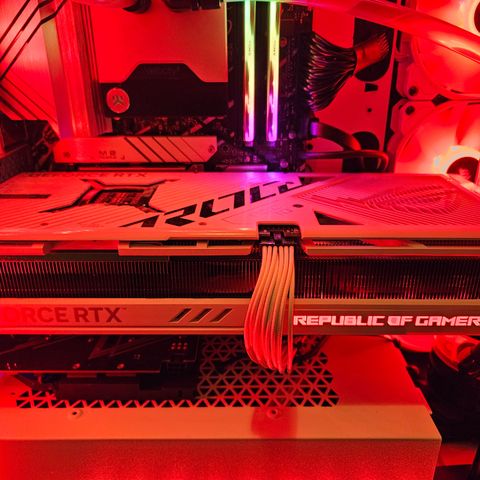 ASUS ROG STRIX RTX 4090 24gig OC White ED.