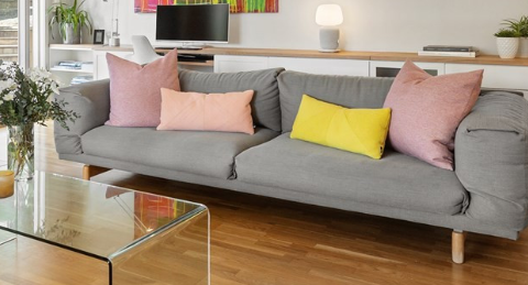 Muuto Rest sofa - grå - 3-seter