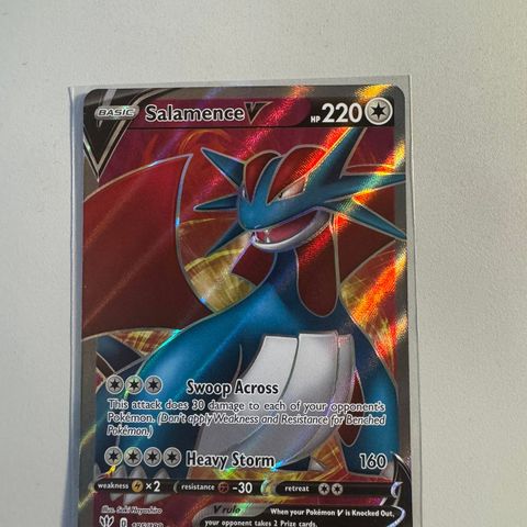 Salamence V #185 Pokemon Darkness Ablaze Full Art