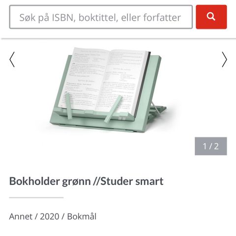 Bokholder grønn //Studer smart