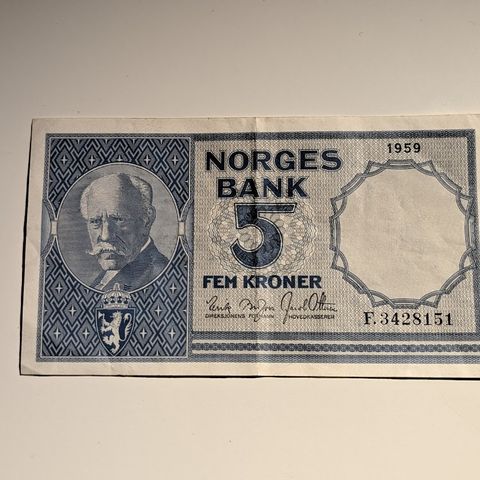 5 krone 1959 (F) - (samsender)