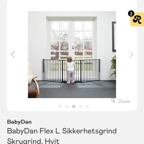 Babydan Flex L sikkerhetsgrind