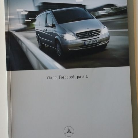 MERCEDES-BENZ VIANO -brosjyre (NORSK)