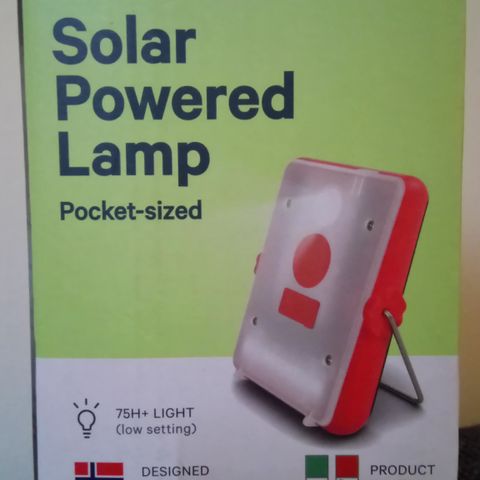 Bright Start + Solar Powered Lamp (pocket)