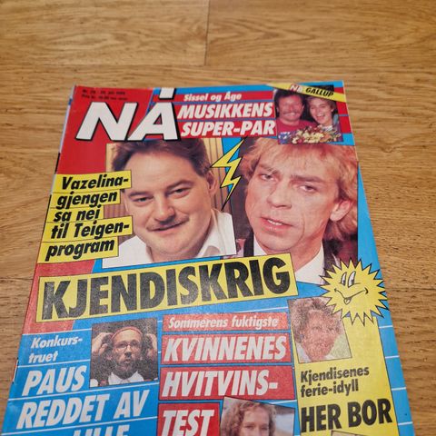 NÅ 1989, Vazelina, Ole Paus,  Diana Ross,  Aleksandersen,Kyrkjebø, Teigen, Solan