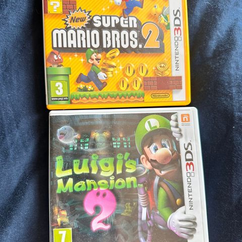 New Super Mario bros 2 og Luigi’s Mansion 2