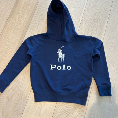 Hettegenser blå Polo Ralph Lauren str 8-10