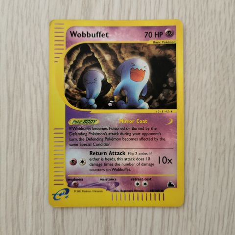 Wobbuffet 45/144 reverse foil pokemonkort