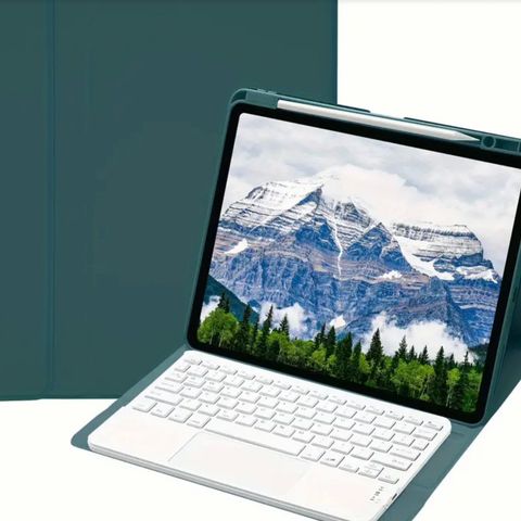 Nytt tastatur med touchpad og folde etui til iPad Pro 12.9 og Air 13