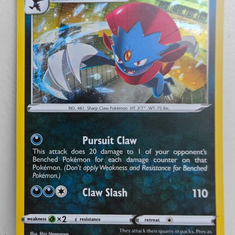 Pokemon kort - Weavile - Black Star Promo