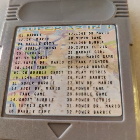 Super 32 in 1 ( Nintendo Game Boy )