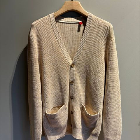 Ubrukt beige Cardigan i str small