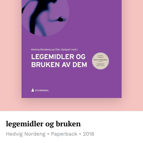 Legemidler og bruken av dem