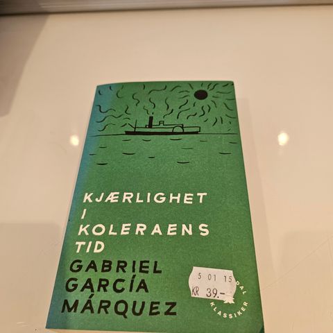 Kjærlighet i koleraens tid. Gabriel Garcia Marquez