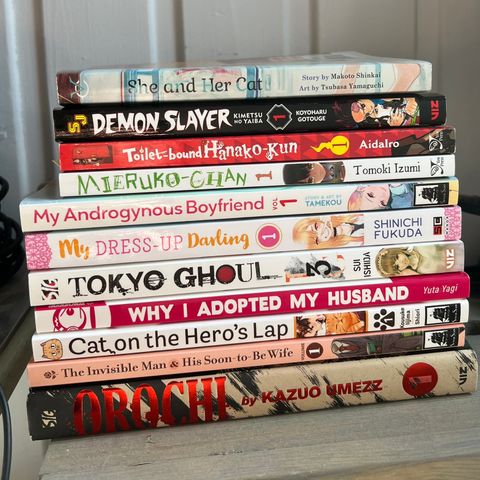 diverse manga selges