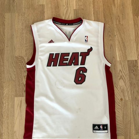 2011 Adidas LeBron James #6 Miami Heat NBA Basketball Jersey "USA Medium"