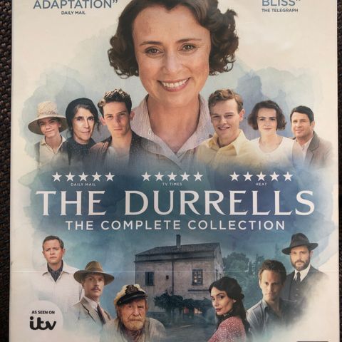 *NY* I Plast (DVD) The Durrells Komplett Serie (2019)