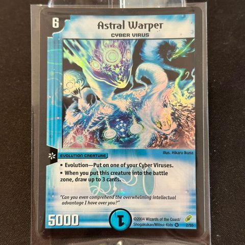 Duel Masters - Astral Warper Holo 2/55 (noe skadet - les mer)