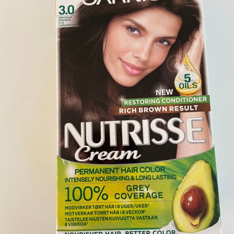 Garnier Nutrisse hårfarge - mørkebrun