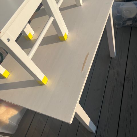 Kritter Ikea bord og 3 stoler