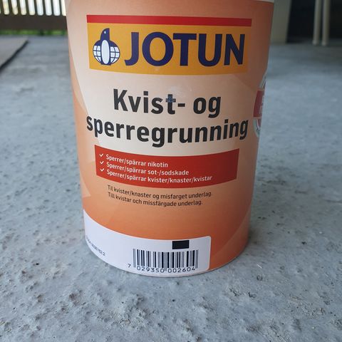 Kvist og sperregrunn