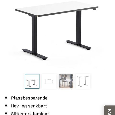 Nomad skrivebord fra AJ, ubrukt