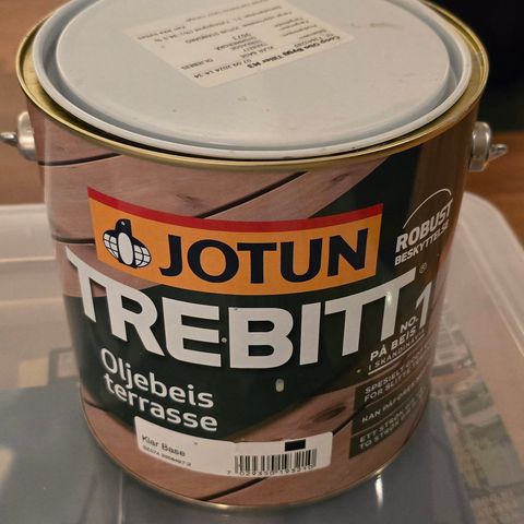 JOTUN TREBITT shimmergrå oljebeis terrasse