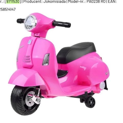 Vespa til barn