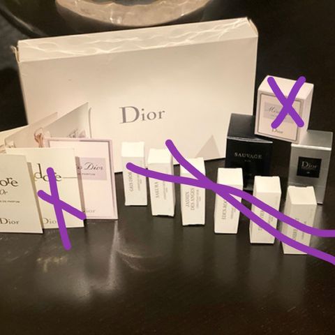 Dior parfyme dekanter, selges!