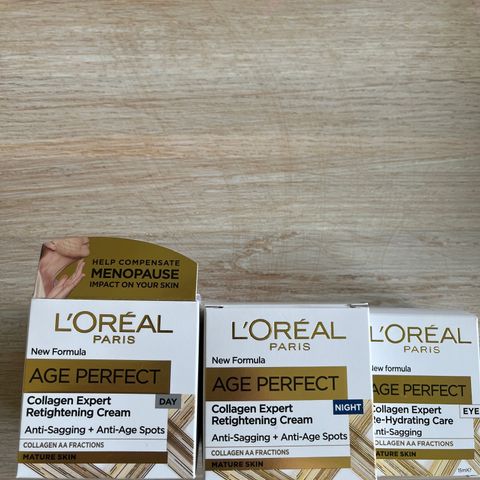 3 stk Age Perfect kremer fra L’Oréal