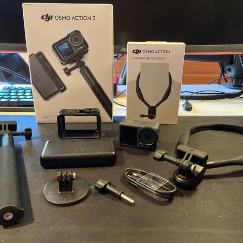 DJI Osmo Action 3 Adventure bundle + Neck Mount