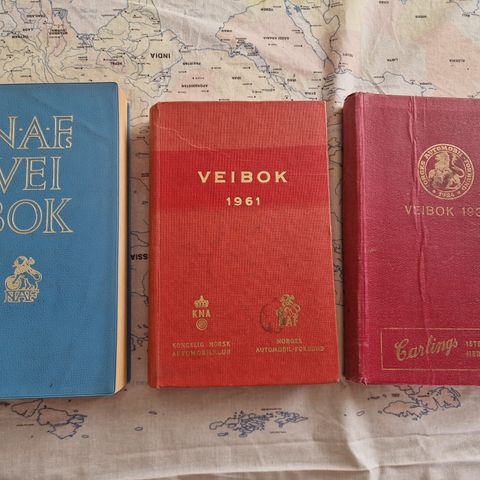 NAF veibok 1933, 1961 og 1970