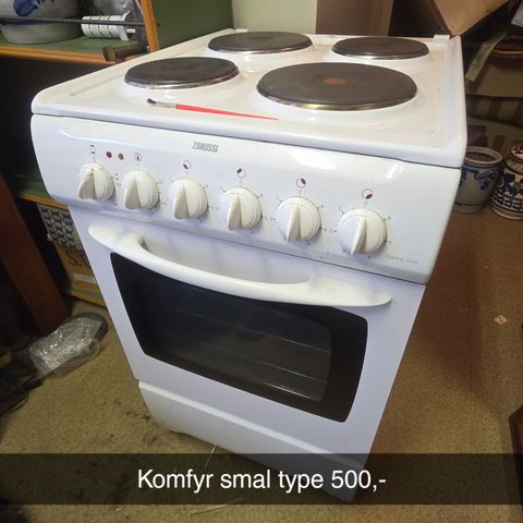 Zanussi komfyr smal type