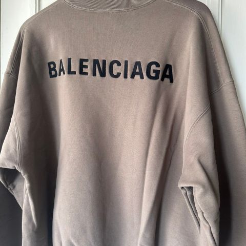 Balenciaga crewneck genser, unisex, oversized