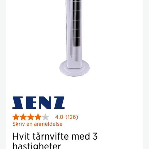 Zenz Tårnvifte uåpent