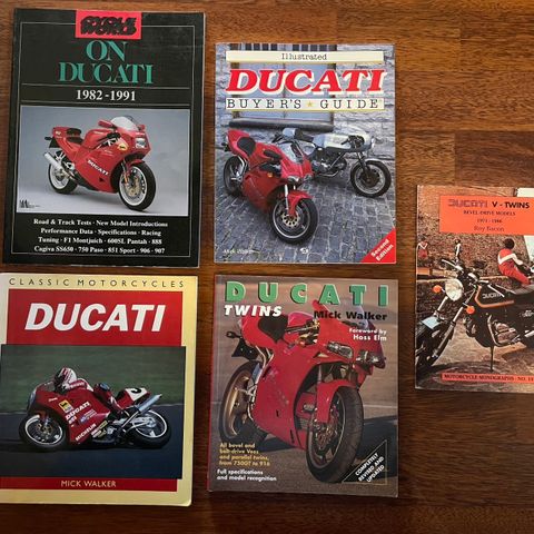 Ducati bøker for eldre modeller