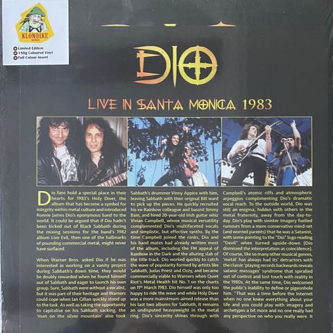 DIO - Live In Santa Monica 1983