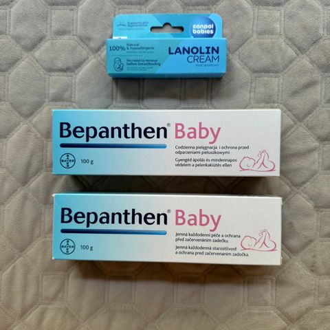 2x Bepanthen Baby + Lanolin cream