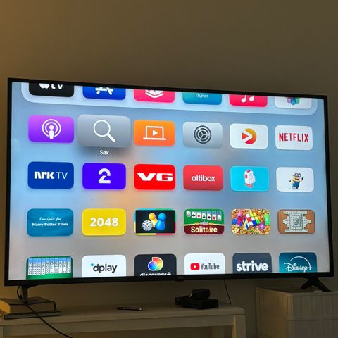 Strøken LG 65" 4K LED TV  (Spar 5500,- Kjøpt i 2022)