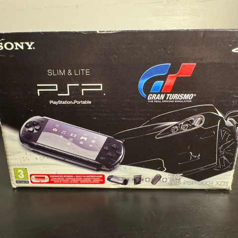 Psp 3000 Slim & Lite Gran Turismo Edition (meget sjelden)