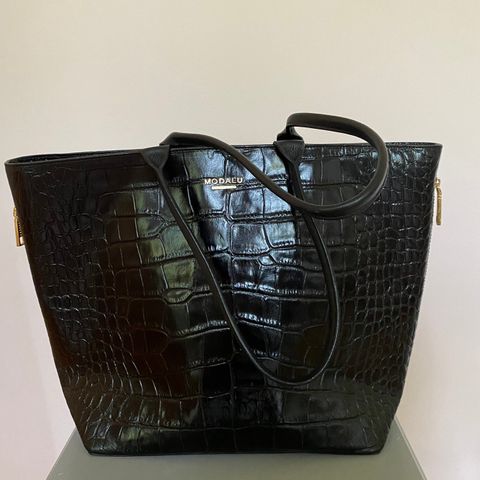 Modalu Croc Leather Tote