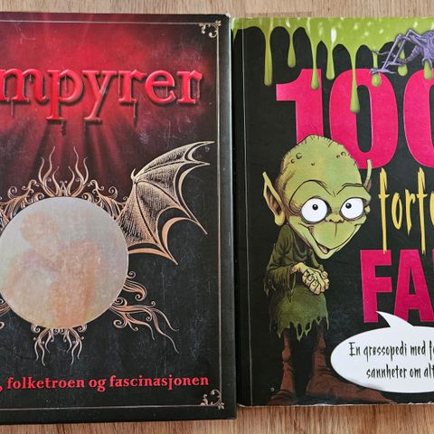 Vampyrer og 1001 Forferdelige Fakta. Skumle barnebøker