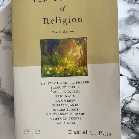 Ten Theories of Religion  Pals, Daniel Heftet / 2022 / Engelsk