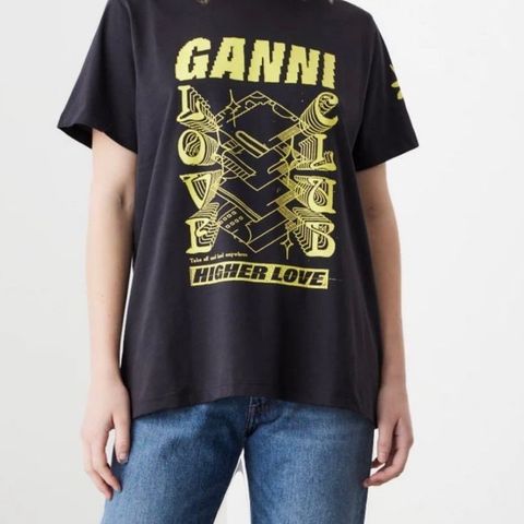 Ganni Higher Love t-skjorte