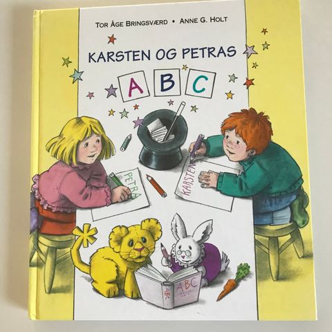 Karsten og Petras ABC/barnebøker. Pris inkludert frakt