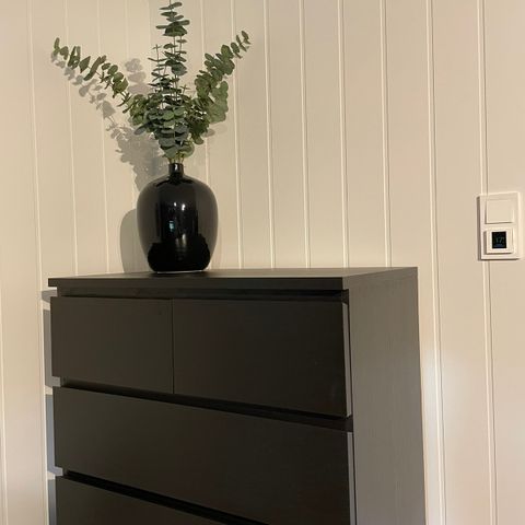 Svart Malm Kommode IKEA