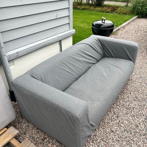 Klippan sofa med avtagbart ulltrekk