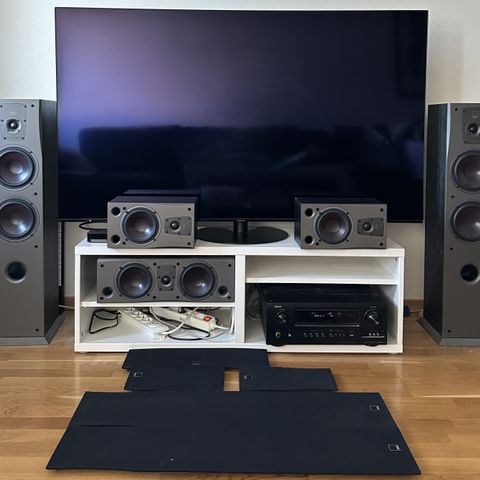 Denon og Dali surround system