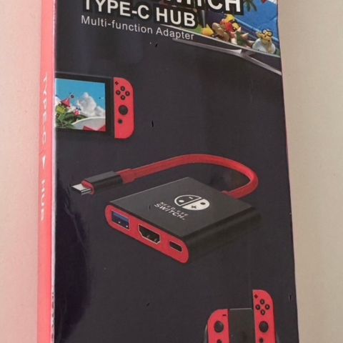 Nintendo switch mini dock. Tv tilkobling. Ny, uåpnet.