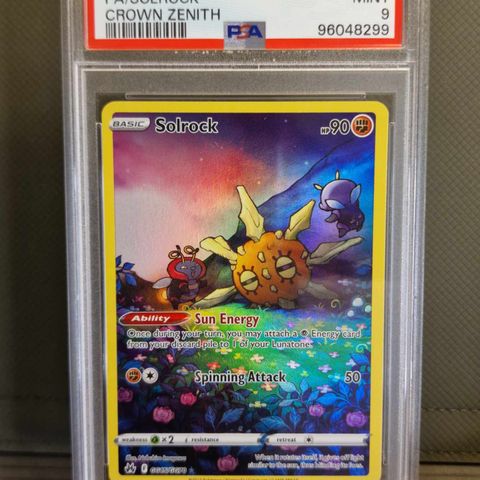 Solrock #GG15 - Pokemon Crown Zenith PSA 9